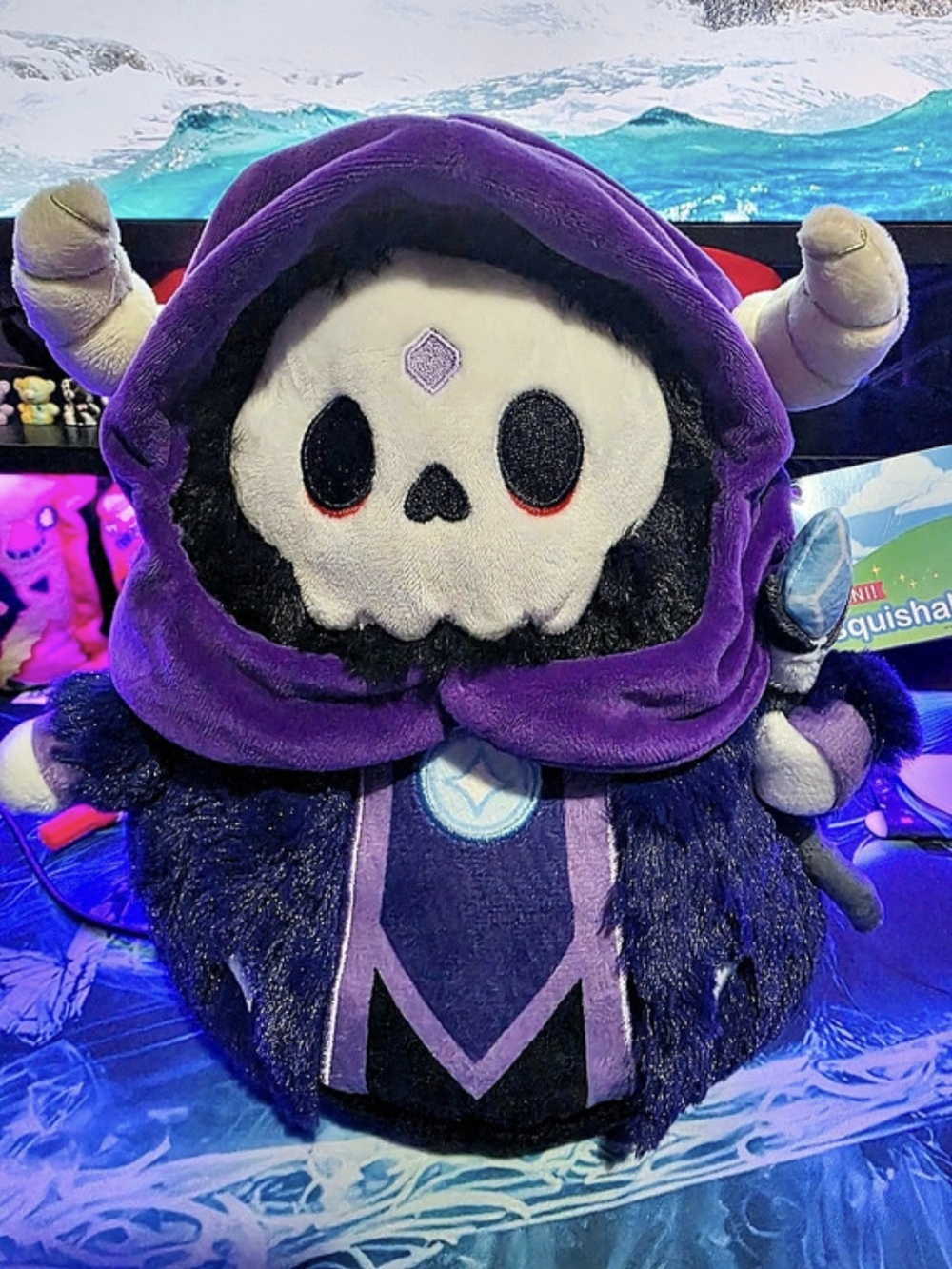 Squishable Mini Squishable Lich Purple Hooded Plush Toy